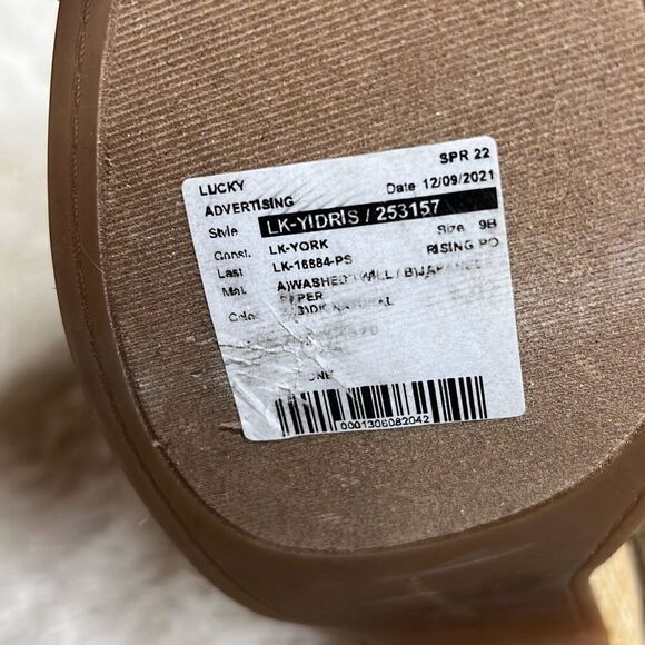 Lucky brand YIDRIS ESPADRILLE PLATFORM SANDAL - Picture 7 of 10